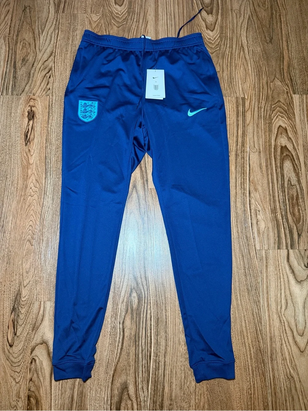 Nike England National Team Strike Track Pants 22/23 Men's Size L Blue DM9530-492